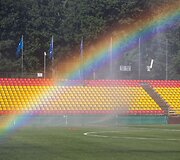 Lietuvos futbolo rinktinės treniruotė