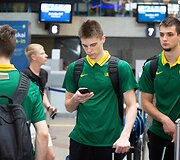 Lietuvos devyniolikmečių krep&scaron;inio rinktinė i&scaron;vyko į pasaulio čempionatą