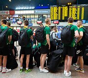 Lietuvos devyniolikmečių krep&scaron;inio rinktinė i&scaron;vyko į pasaulio čempionatą