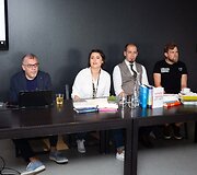 Naujo literatūros ir meno festivalio &bdquo;Open Books&ldquo; pristatymo akimirka