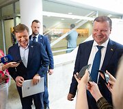 Ramūnas Karbauskis ir Saulius Skvernelis