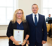 Valstybės dienos proga už gerą tarnybą buvo apdovanoti pareigūnai