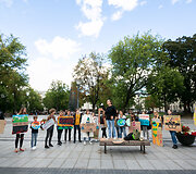 Protestas prie&scaron; aplinkos ter&scaron;imą ir gamtinių i&scaron;teklių naudojimą