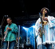 Kamasi Washingtono koncerto akimirka