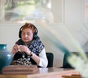 Martyno Mažvydo bibliotekos skaityklos Palangoje atidarymo akimirka