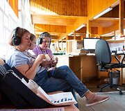 Martyno Mažvydo bibliotekos skaityklos Palangoje atidarymo akimirka