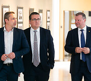 Tomas Beržinskas, Skirmantas Malinauskas, Saulius Skvernelis