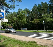 Nemenčinės plente esanti pėsčiųjų perėja, kurią ruo&scaron;iamasi panaikinti