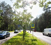 Nemenčinės plente esanti pėsčiųjų perėja, kurią ruo&scaron;iamasi panaikinti