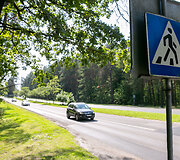 Nemenčinės plente esanti pėsčiųjų perėja, kurią ruo&scaron;iamasi panaikinti