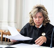 Nužudimu kaltinamų jaunuolių teisiamasis posėdis