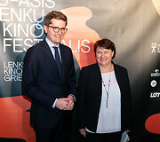 19-ojo Lenkų kino festivalio atidarymo akimirka