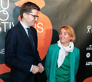 19-ojo Lenkų kino festivalio atidarymo akimirka