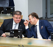 Linas Linkevičius ir Vilius &Scaron;apoka