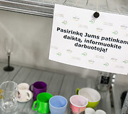 Dalijimosi daiktais stotelė DĖK'ui