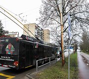 Vilniuje, Žemaitės ir Naugarduko gatvių sankryžoje, &scaron;iuk&scaron;liavežis nutraukė troleibusų kontaktinį tinklą