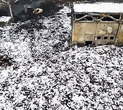 Darbai po padangų gaisro &bdquo;Ekologistika&ldquo; teritorijoje