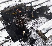 Darbai po padangų gaisro &bdquo;Ekologistika&ldquo; teritorijoje