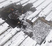 Darbai po padangų gaisro &bdquo;Ekologistika&ldquo; teritorijoje