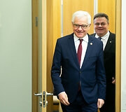 Jacekas Czaputowiczius ir Linas Linkevičius