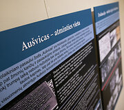 Parodos &bdquo;Nacistinės Vokietijos mirties stovykla. Konzentrationslager Auschwitz&ldquo; pristatymas