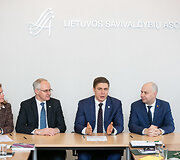 Dovilė Juodkaitė, Algirdas Monkevičius, Mindaugas Sinkevičius, Aurelijus Veryga