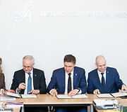 Dovilė Juodkaitė, Algirdas Monkevičius, Mindaugas Sinkevičius, Aurelijus Veryga