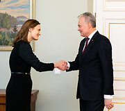 Viktorija Čmilytė-Nielsen ir Gitanas Nausėda