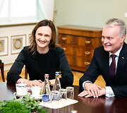 Viktorija Čmilytė-Nielsen ir Gitanas Nausėda
