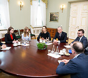 Viktorija Čmilytė-Nielsen ir Gitanas Nausėda