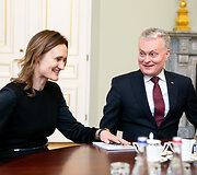 Viktorija Čmilytė-Nielsen ir Gitanas Nausėda