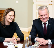 Viktorija Čmilytė-Nielsen ir Gitanas Nausėda