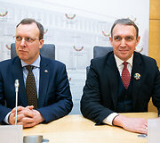 Naglis Puteikis ir Arvydas Juozaitis