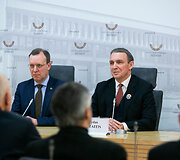 Naglis Puteikis ir Arvydas Juozaitis