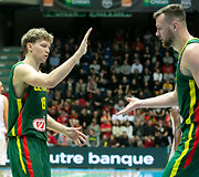 Mindaugas Kuzminskas ir Donatas Motiejūnas