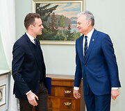 Gabrielius Landsbergis ir Gitanas Nausėda