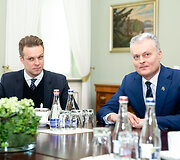 Gabrielius Landsbergis ir Gitanas Nausėda