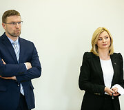 Linas Kukuraitis ir Rita Tama&scaron;unienė