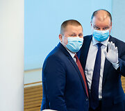 Dainius Gaižauskas ir Saulius Skvernelis