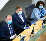 Saulius Skvernelis, Ramūnas Karbauskis, Rima Ba&scaron;kienė