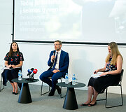 Donata Teli&scaron;auskaitė-Čekanavičė, Linas Kukuraitis, Vilma Pėčė