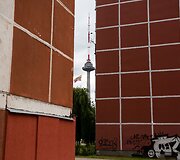 Vilniaus televizijos bok&scaron;tą papuo&scaron;ė Lietuvos trispalvė