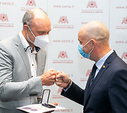 Apdovanojimų gydytojams &bdquo;Už reik&scaron;mingą indėlį Lietuvos žmonių sveikatai&ldquo; įteikimų ceremonija