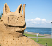 Smėlio skulptūros Juodkrantėje