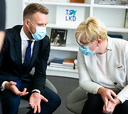 Gabrielius Landsbergis ir Ingrida &Scaron;imonytė