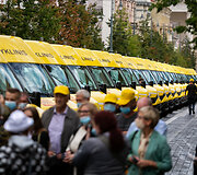 Savivaldybėms buvo perduoti 25 nauji mokykliniai autobusai