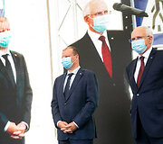 Saulius Skvernelis ir Algirdas Monkevičius