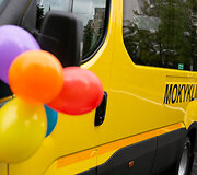 Savivaldybėms buvo perduoti 25 nauji mokykliniai autobusai