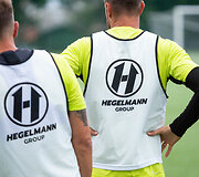 Lietuvos futbolo rinktinės treniruotė