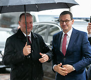 Saulius Skvernelis ir Mateuszas Morawieckis